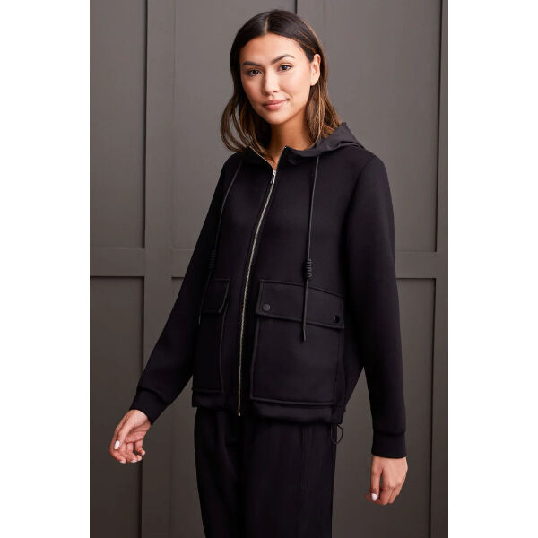 Tribal Scuba Knit Hooded Jacket Womens